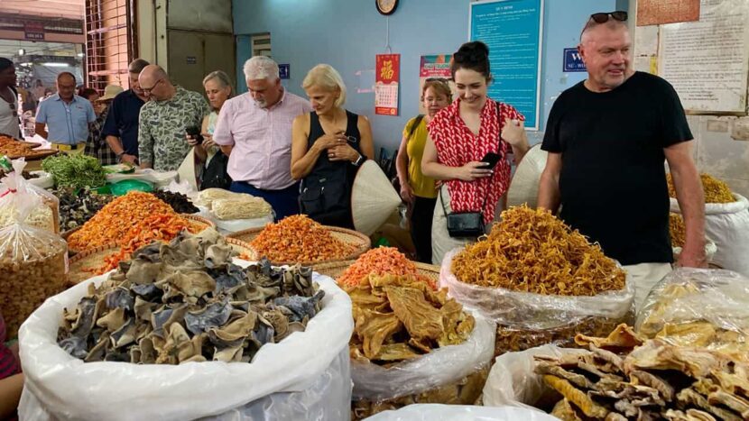 Traditional market in the old quarter