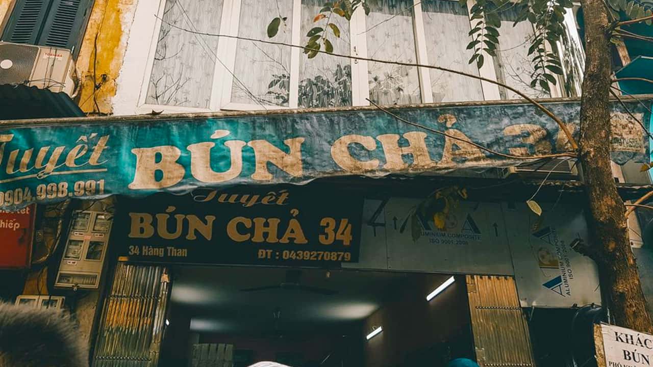 Bún chả 34 Hàng Than