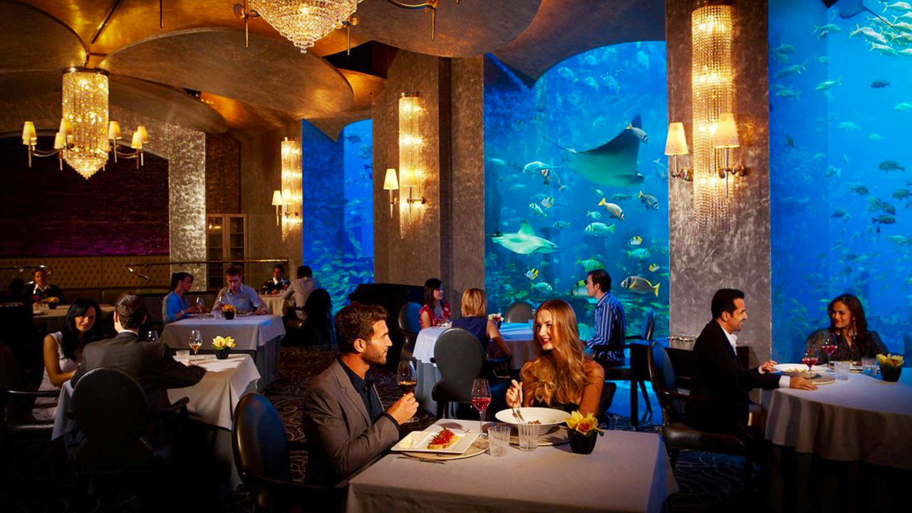 Romantic dinner with a la carte menu