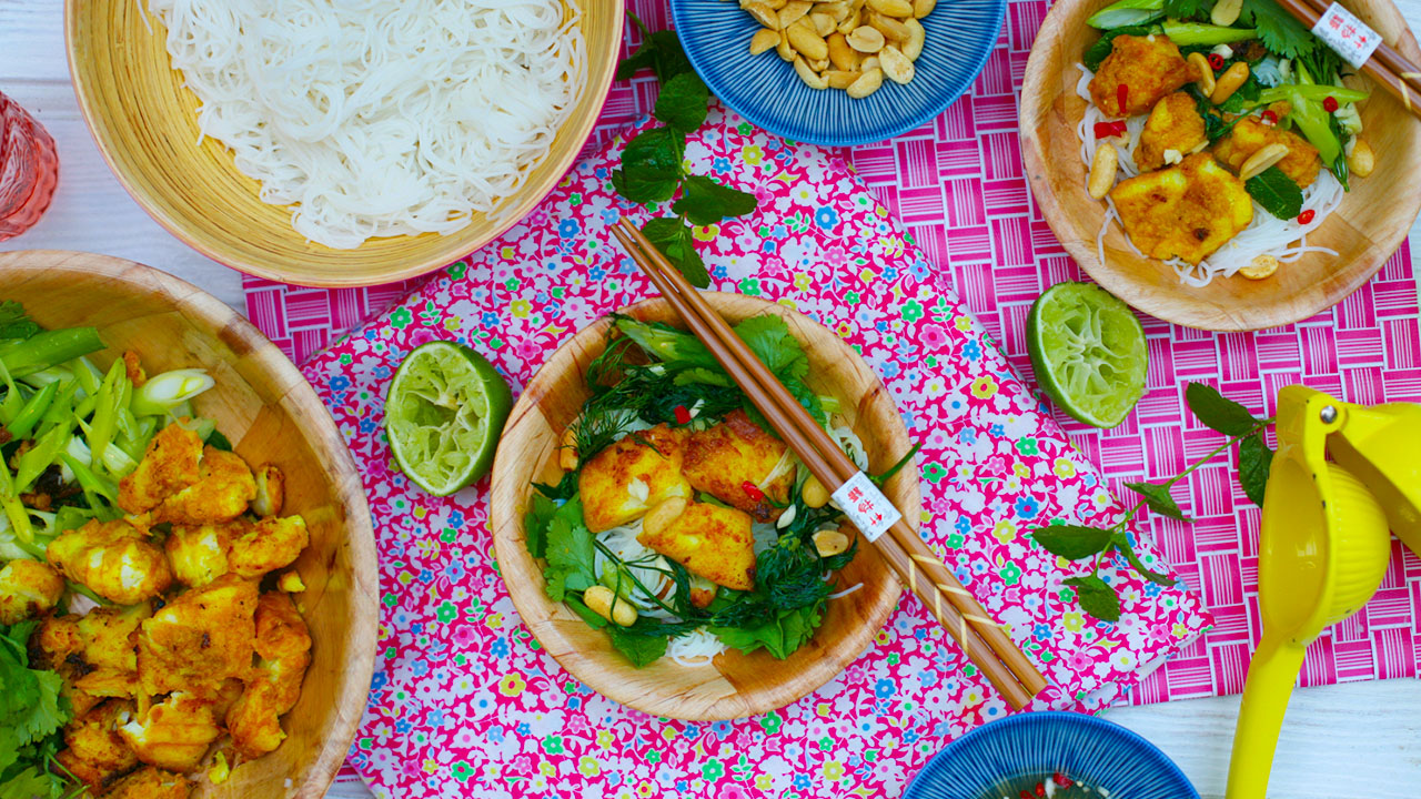 La Vong fried fish serving